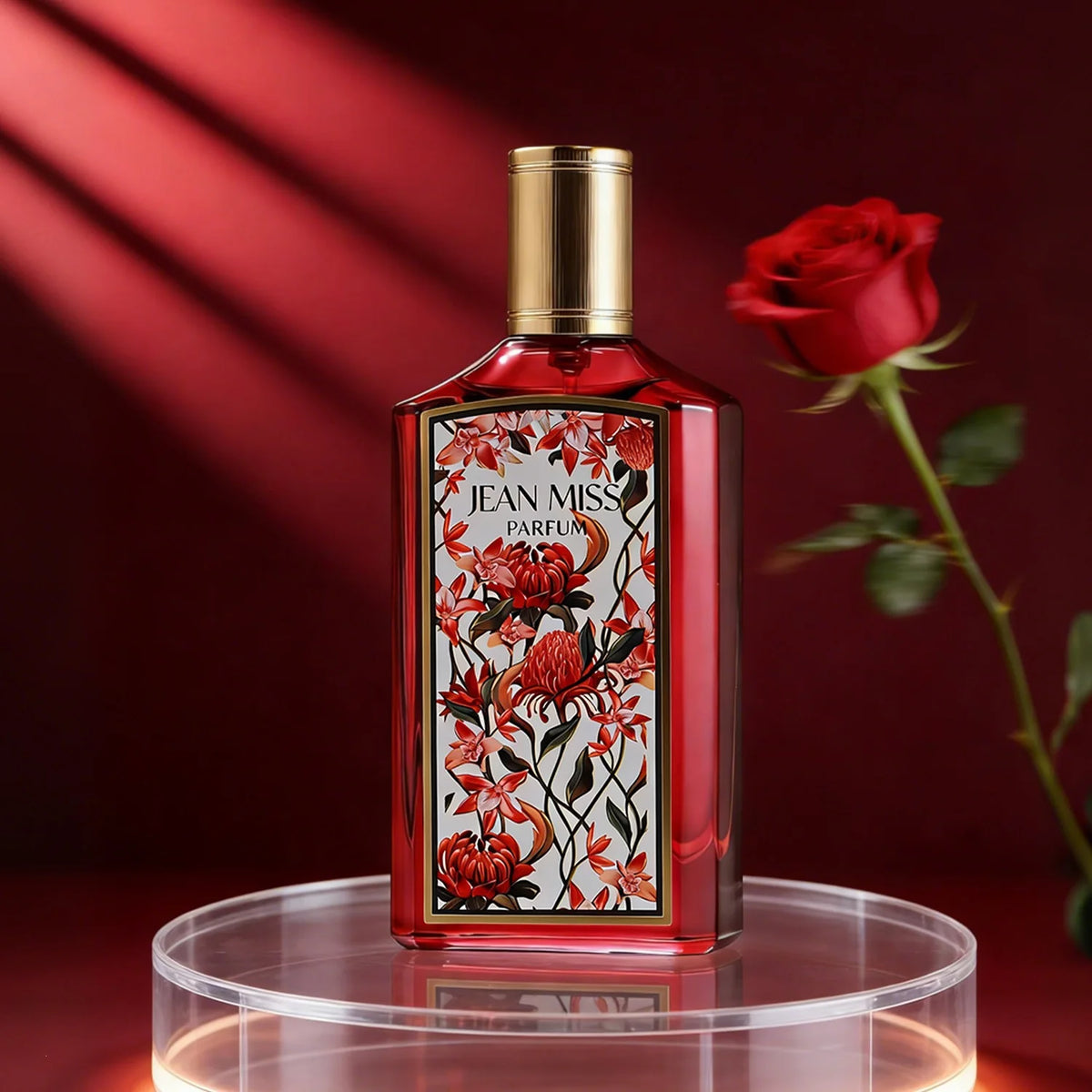 100ml: red rose Floral Women's Perfume, Long-Lasting Light Fragrance, Raspberry and Gardenia, Rich Summer Fruity Scent - AliExpress 66