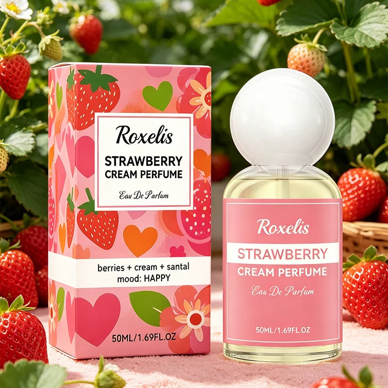 Strawberry Cream Women's Perfume Natural Fresh Sweet Fragrance Daily Commute Body Spray Charming Eau De Toilette For Dating
