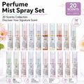 20PCS Of Long-lasting, High-concentration Mini Perfume Sprays for Women - Perfect for Casual Wear And As A Gift, Compact And Portable (Floral/Fruity/Woody Scents) - An Ideal Choice for Perfume Lovers, And A Great Birthday/Anniversary Gift for Women.