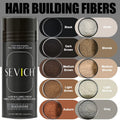 Sevich Hair Fiber 25g: Men's Natural Hair-Thickening Fibers for Balding Areas, Fills Part Lines, Includes 25g Fiber Powder