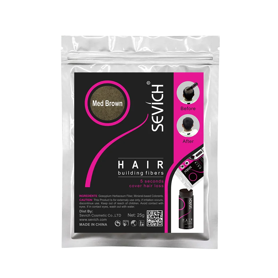 SEVICH 25g Hair Fibers Refill Bag Bald Extension Hair Growth Powder Salon Professional Hair Treatment Unisex Hair Loss Products - AliExpress 66