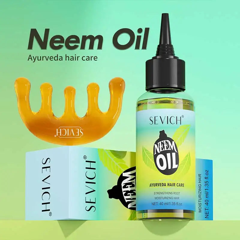 Sevich India Hair Growth Oil And Scalp Massager Comb Tool Set Ayurveda Neem Growth Oil Herbal Anti Hair Loss Treatment Serum - AliExpress 66