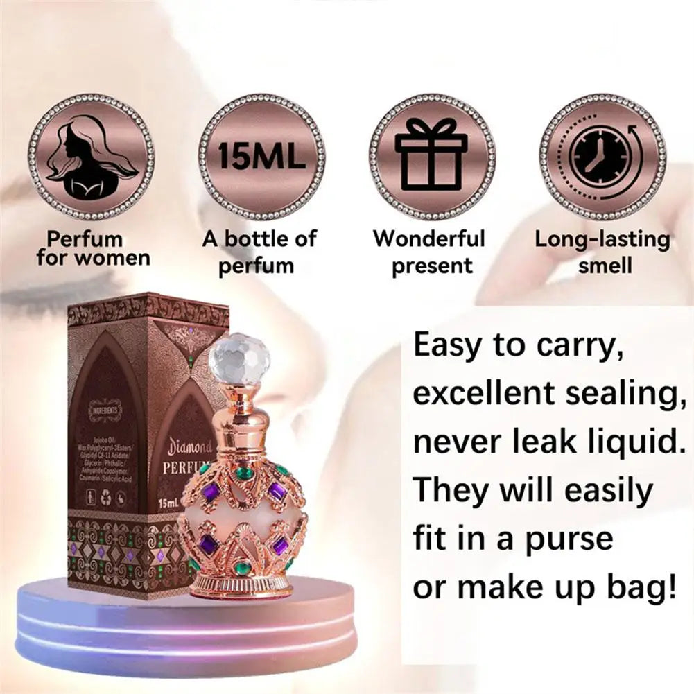 Exotic Arabian Perfume For Women, Enchanting Floral Bouquet With Rose, Jasmine&Vanilla Long-Lasting Pheromone-Infused Fragrance - AliExpress 66