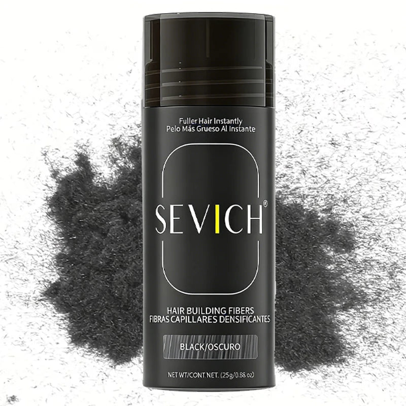 Sevich Hair Fibers Powder 25g Keratin Hair Building Fiber Thickening Powder ¨C Instantly Thickens & Volumizes for All Hair Types