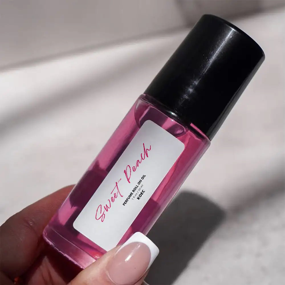 30ml KOEC Sweet Peach Fragrance Roll On Oil Nourishing Freshing Long-lasting Portable Triple Notes Jasmine Musk Natural Oil Base - AliExpress 66