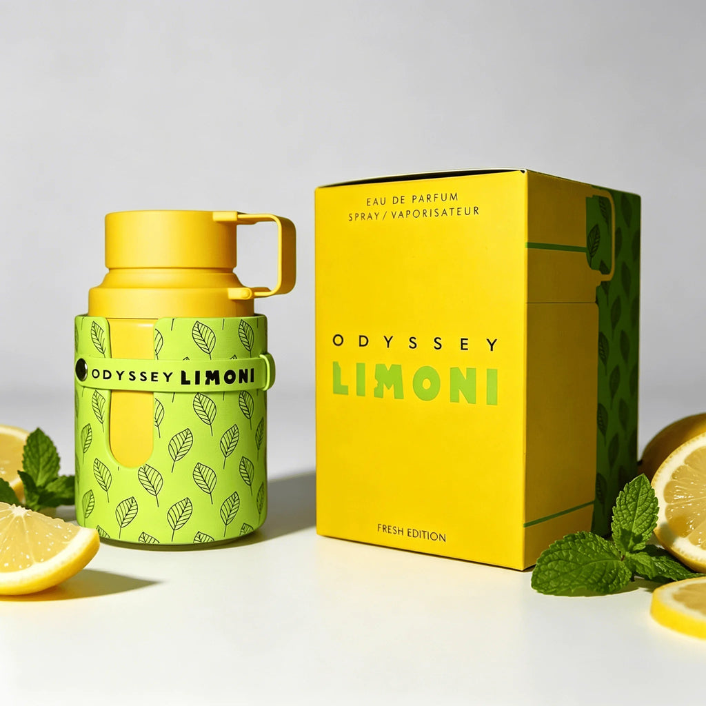 Armaf Odyssey Limoni Fresh Edition Unisex EDP Perfume Refreshing Lemon Citrus Perfume Leaf Pattern Cylinder Bottle Summer Luxury Gift Perfume for Him Her - AliExpress 66