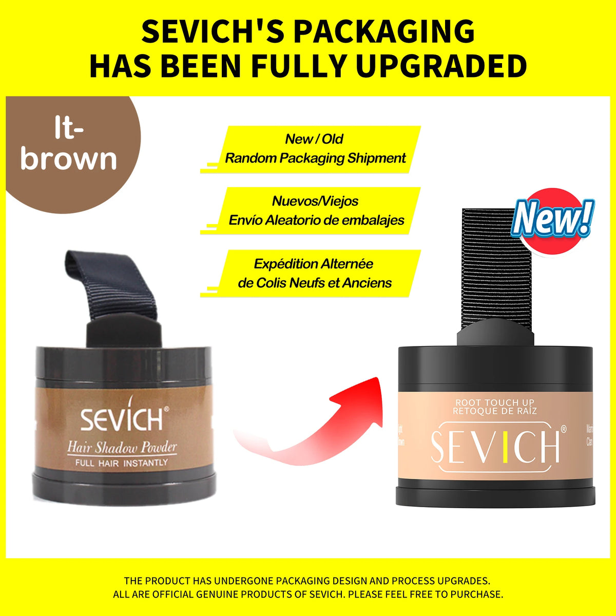 Sevich Hair Shadow Powder 13 Color Instantly Hair Line Powder Women Men Makeup Hair Concealer Natural Cover Hairline Powder