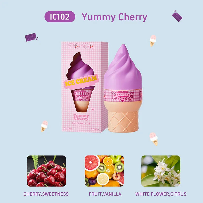 Sweet Ice Cream Perfume For Women, Delicious Gourmand Fragrance With Bergamot, Long Lasting Vanilla Perfume Oil Eau De Toilette - AliExpress 66