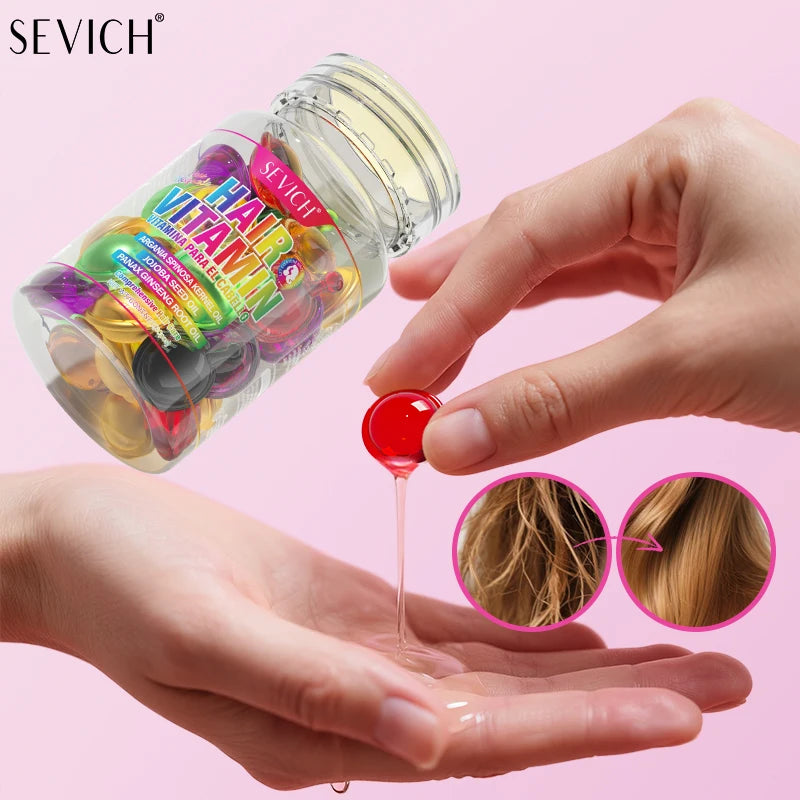 MIX Hair Vitamin Capsule Hair Treatment Oil Fast Restore Frizzy Hair Soft Smooth Shiny Keratin Complex Oil Hair Care Capsules - AliExpress 66