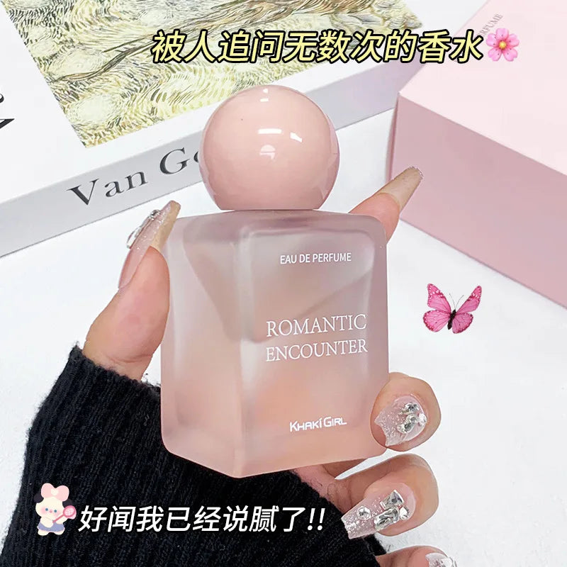 Romantic Encounter Perfume for Women 50ML EDP Long Lasting Fruity Woody Floral Fragrance Elegant Girly Scent For Daily Use Date
