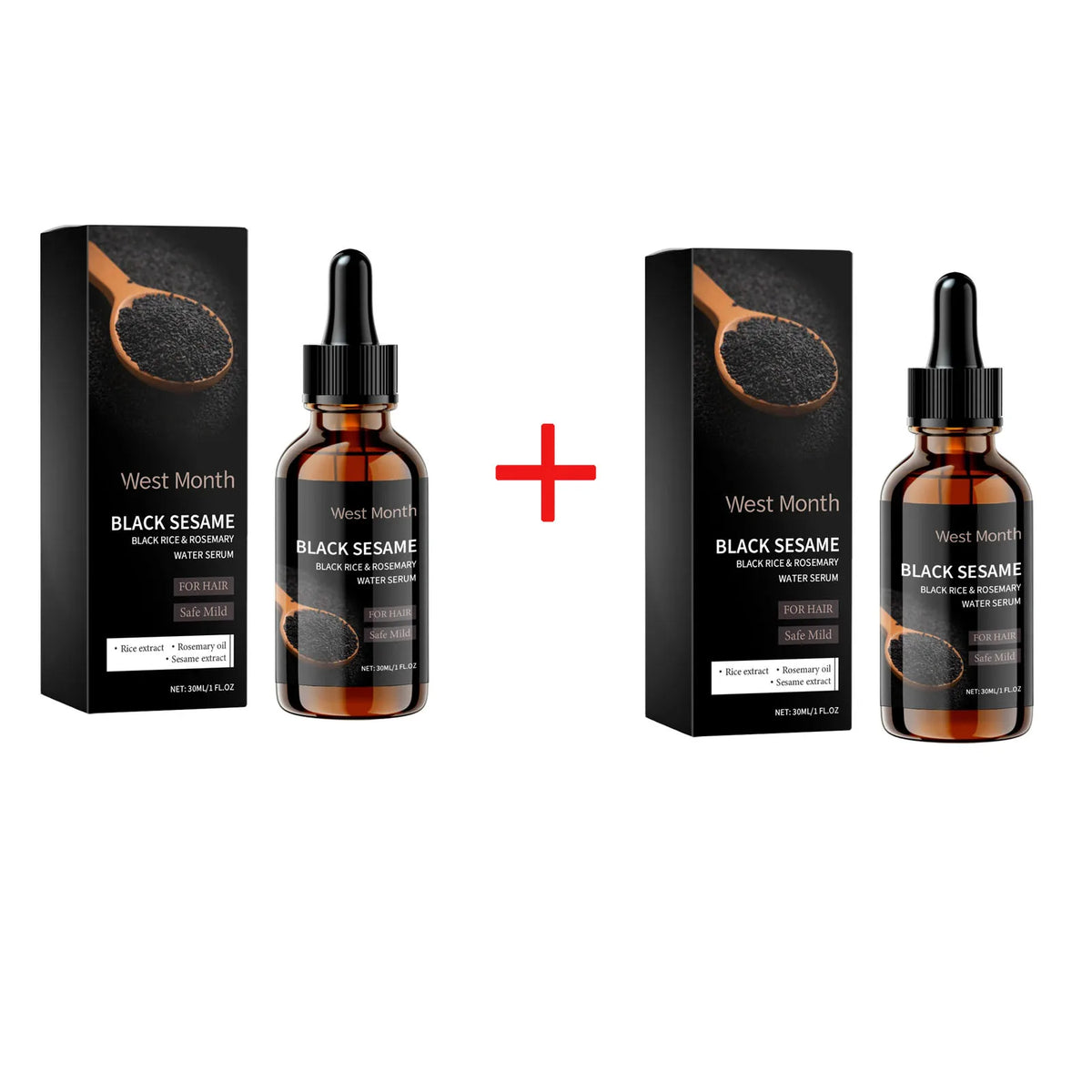 Black Sesame Hair Strengthening Oil Improve Damaged Split Ends Dry Frizz Repairing Nourishing Shiny Dense Hair Growth Care Serum - AliExpress 66