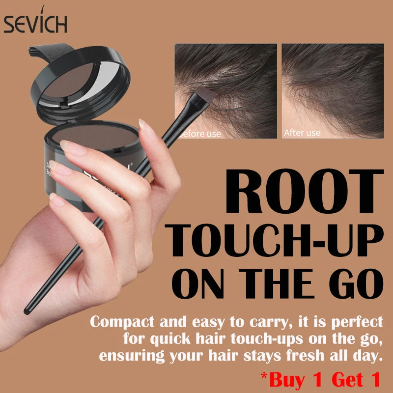 SEVICH Hairline Powder Black Blonde Root Cover Up 4G