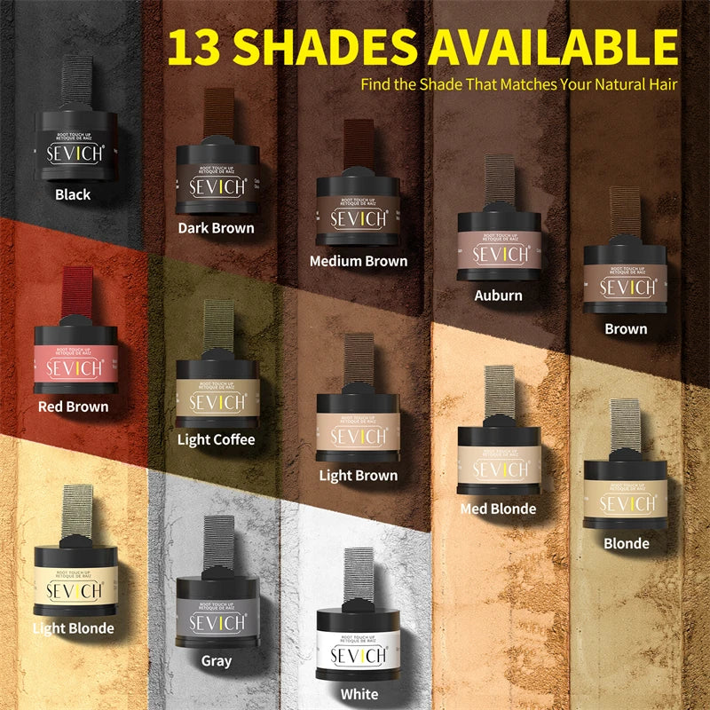 Sevich Hairline Shadow Powder Kit With Brush 4g Hair Shadow Powder 13color Instantly Conceals Thinning Hairline Powder Unisex - AliExpress 66