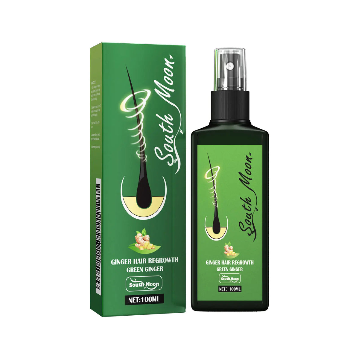Ginger Hair Spray Promote Growth Anti Loss Improve Thin Dry Breakage Hair Nourish Root Scalp Damaged Treatment Hair Grow Spray - AliExpress 66