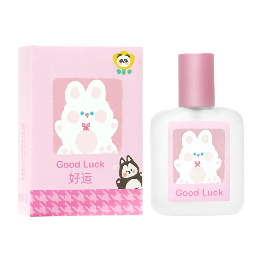 30ML Khaki Girl Good Luck Rabbit Perfume Eau De Toilette Clean Soft Long Lasting Cotton Floral Fragrance For Women Daily Use