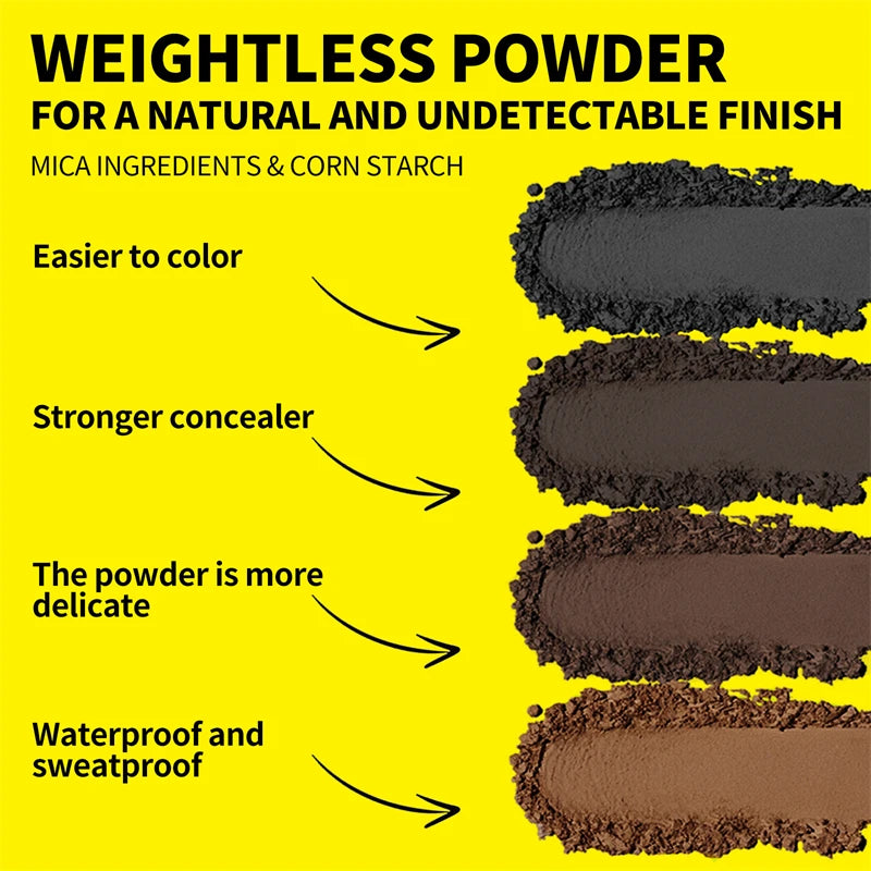Sevich 5 Colors Hair Shadow Powder Natural Touch Hair Concealer Coverage HairLine Powder Repair Volume Hairline Fluffy Powder - AliExpress 66