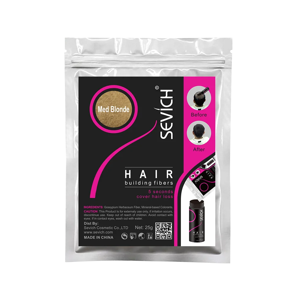 SEVICH 25g Hair Fibers Refill Bag Bald Extension Hair Growth Powder Salon Professional Hair Treatment Unisex Hair Loss Products - AliExpress 66