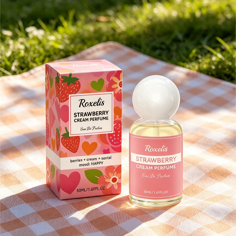 Strawberry Cream Women's Perfume Natural Fresh Sweet Fragrance Daily Commute Body Spray Charming Eau De Toilette For Dating