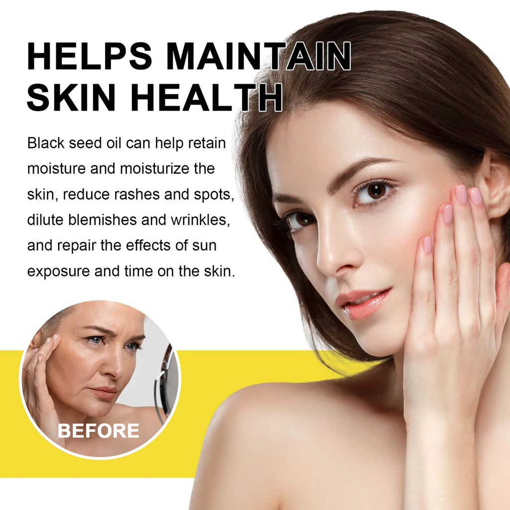 EELHOE Black Seed Oil for Hair Growth 60ml