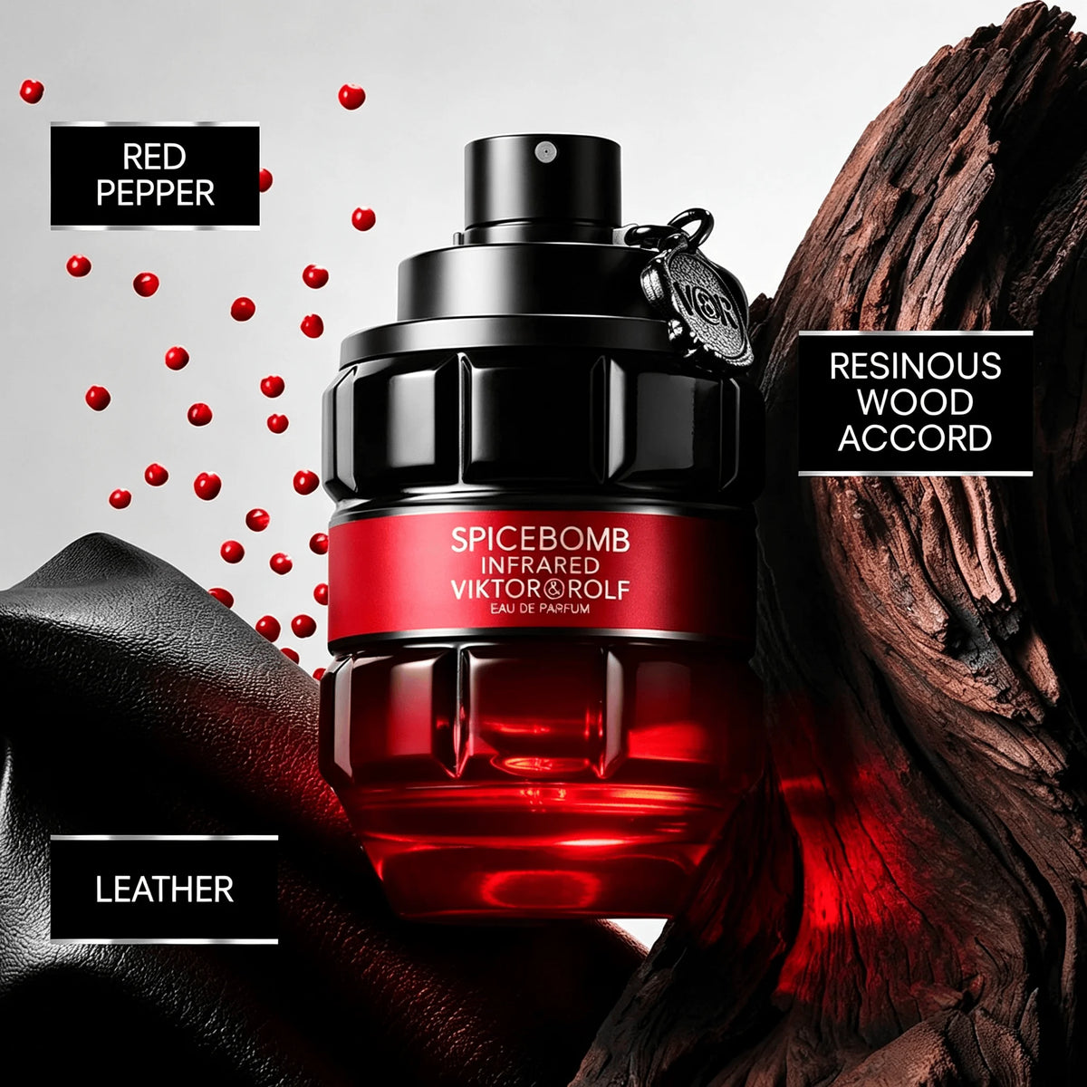 Viktor&Rolf - Spice Infrared Eau De Parfum - Woody & Spicy - Cologne for Men - With Notes of Leather & Cinnamon - 3 Fl Oz - AliExpress 66
