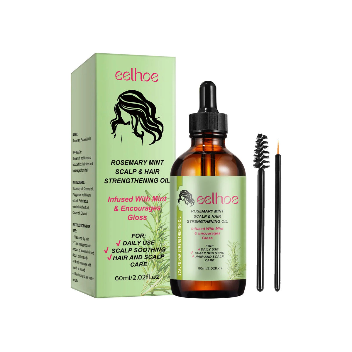Rosemary Hair Growth Oil 60ml Natural Dandruff Treatment