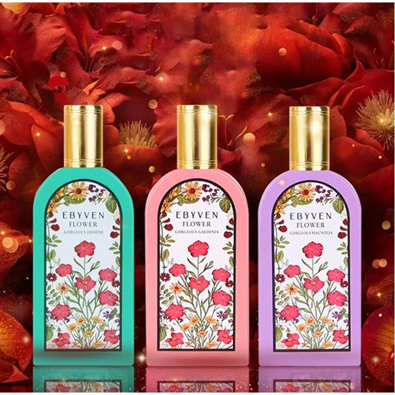 Brand Floral Perfume Natural Fresh Rose Jasmine Osmanthus Women's Fragrance Spray Lasting Charm Romantic Date Couples Perfume