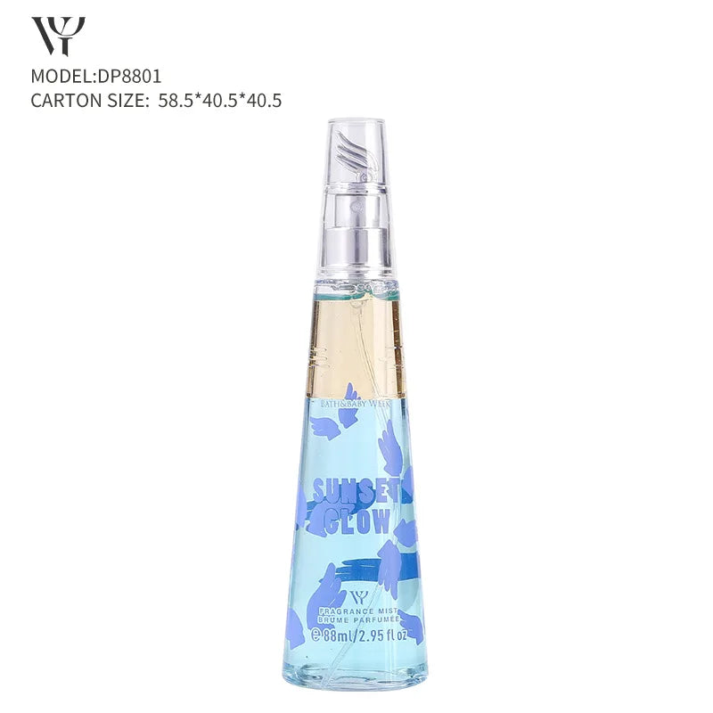 88ml Sunset Glow Women Fragrance Mist Portable Body Perfume Spray Long Lasting Fresh Sweet Scent Travel Daily Gift - AliExpress 66