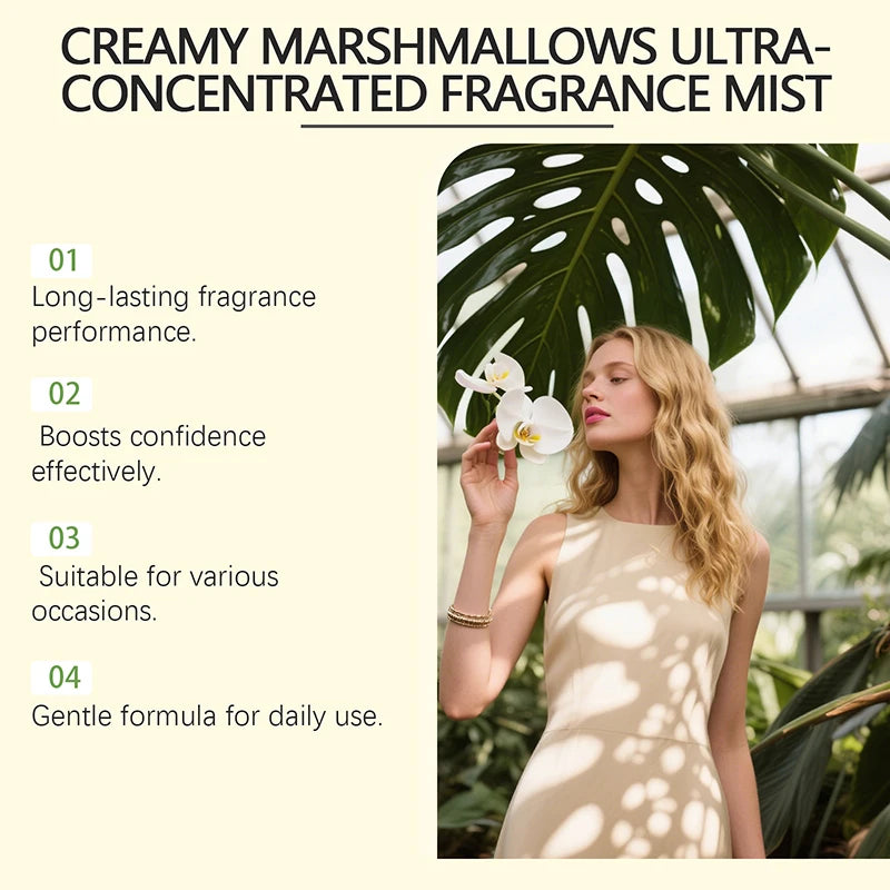 Creamy Marshmallow Perfume Mist 30ML Sweet Fruity Fragrance