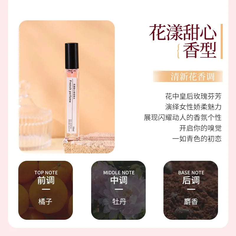 10ML Popular Perfume Portable Mini Eau De Toilette Long Lasting Woody Floral Fragrance Pocket Travel Size For Women Daily Use