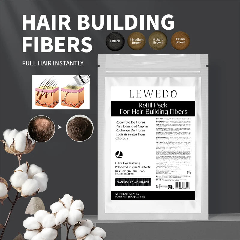 100g Hair Building Fibers Powder 4 Color Keratin Hair Fiber Refill Thickening Spray Instant Regrowth Powder Hair Loss Products - AliExpress 66