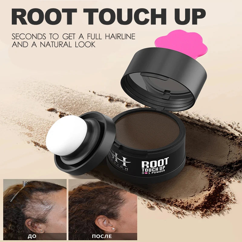 Hair Line Powder 4g Black Root Touch-up Natural Instant Waterproof Hairline Shadow Powder Hair Concealer Coverage Hair Care