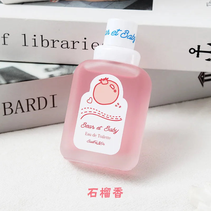 50ML Baby Bear Series Women's Perfume Long Lasting Fragrance Peach Pomegranate Orange Milk Ice Cream Fresh Not Cloying Sweetness