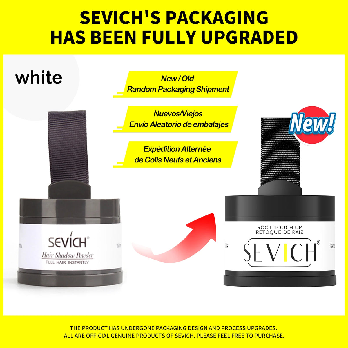 Sevich Hair Shadow Powder 13 Color Instantly Hair Line Powder Women Men Makeup Hair Concealer Natural Cover Hairline Powder