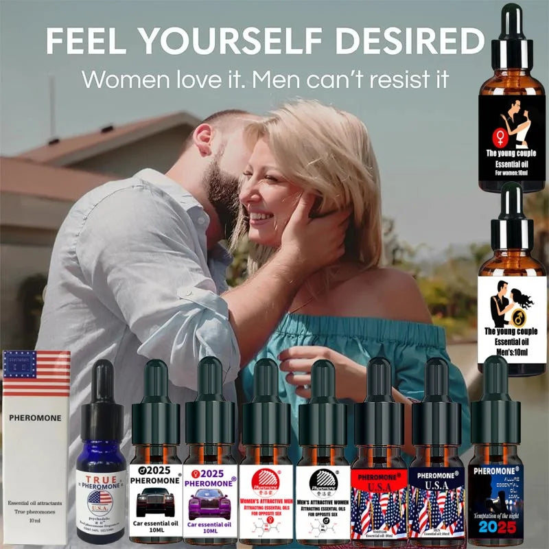 10ml Pheromone Perfume for Men Women EDT Floral Fragrance