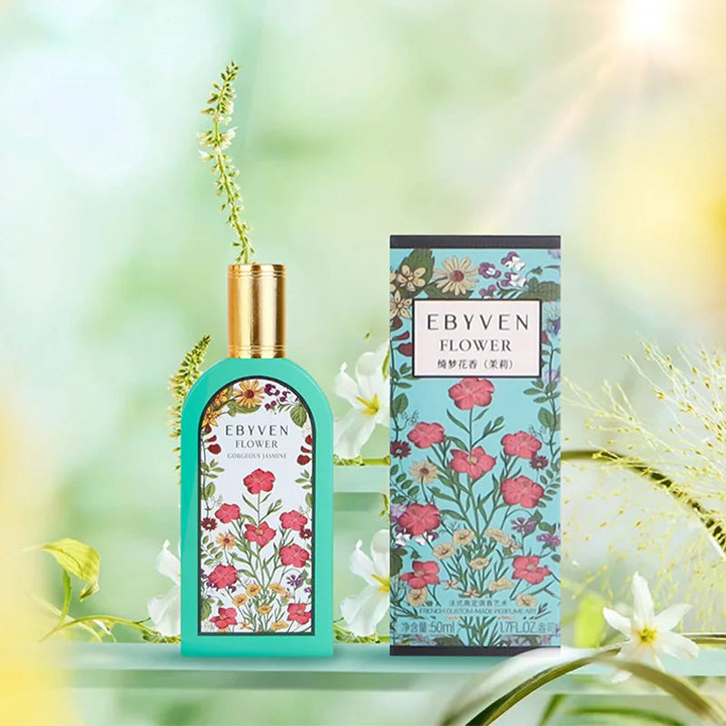 Brand Floral Perfume Natural Fresh Rose Jasmine Osmanthus Women's Fragrance Spray Lasting Charm Romantic Date Couples Perfume