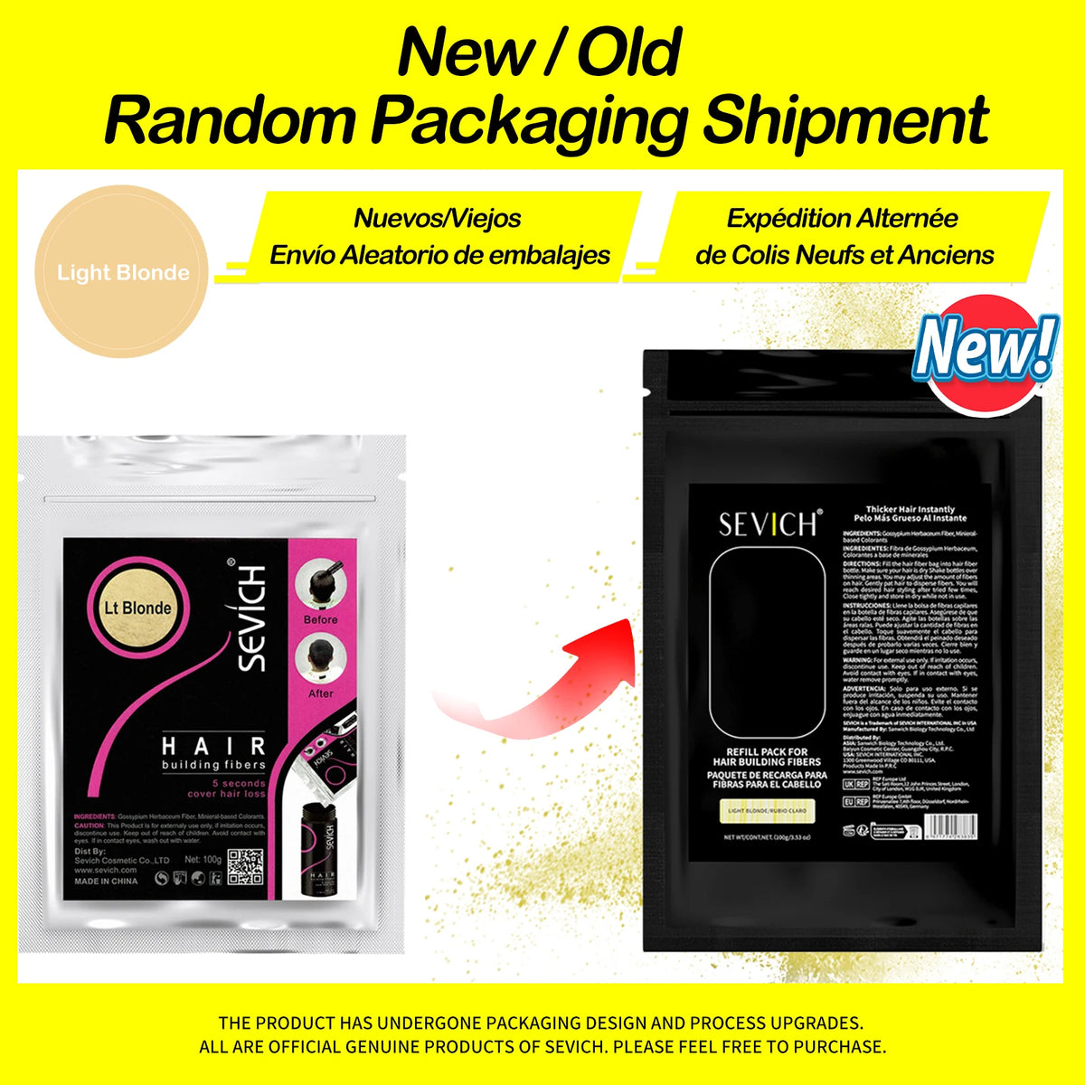Sevich 100g Hair Fibers Refill Bag Keratin Instant Hair Growth Powder Hair Building Fiber Hair Regrowth Powder Hair Loss Product - AliExpress 66