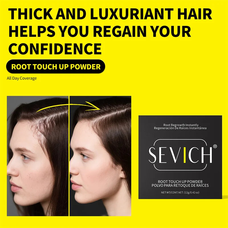 Sevich 5 Colors Concealer Hair Powder Waterproof Black Hairline Shadow Powder Edge Control Hair Concealer Hairline Powder 12g - AliExpress 66