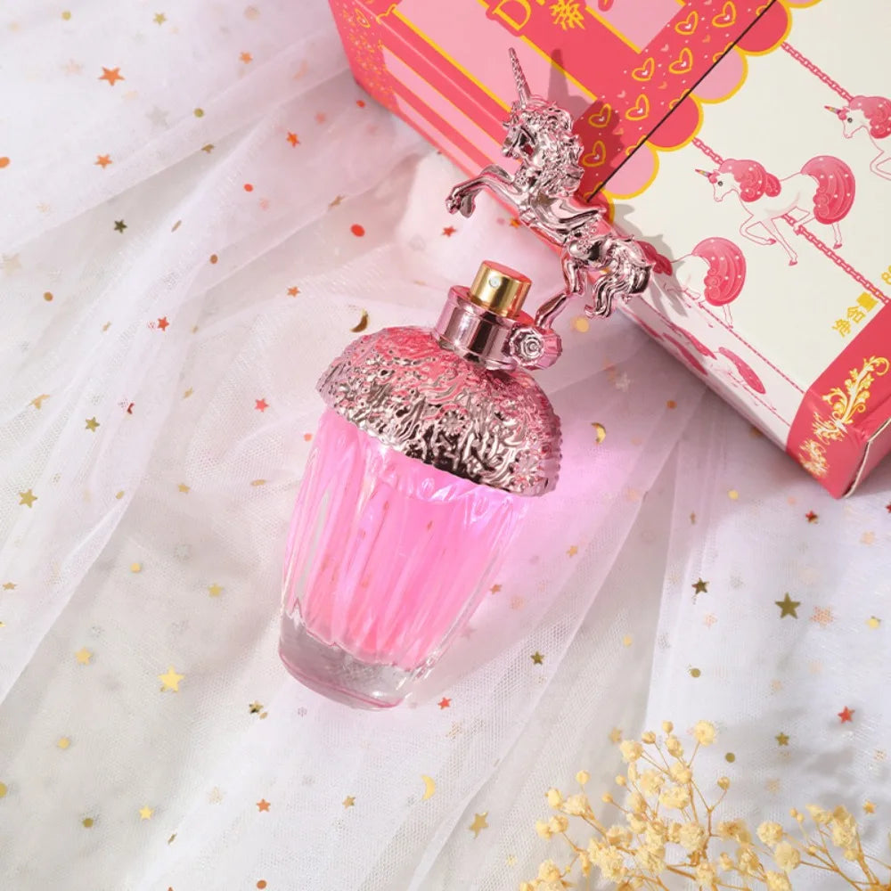 80ML Pink Wing Pegasus Perfume Fresh Elegant Floral Woody Long Lasting Fragrance Fantasy Design EDT For Women Daily Use & Gift