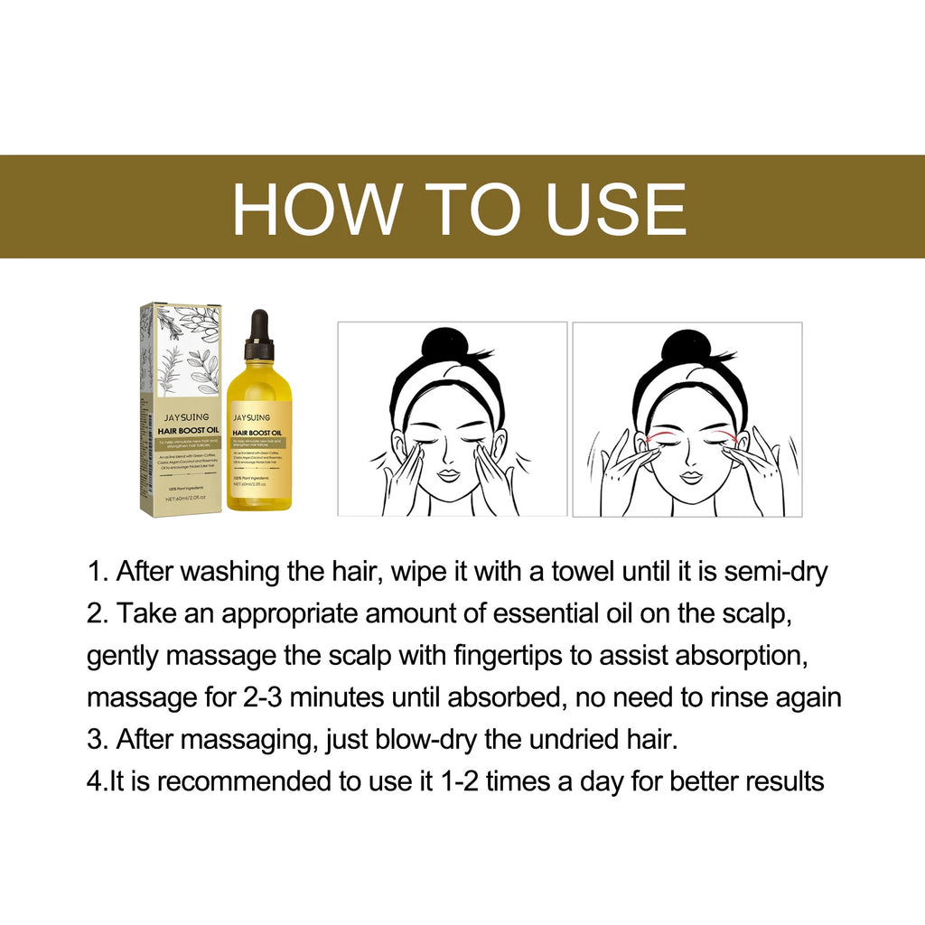 Rosemary Hair Boost Oil Strengthen Thicken Smooth Hair Improve Frizz Prevent Baldness Nourishing Scalp Repair Dense Hair Serum - AliExpress 66