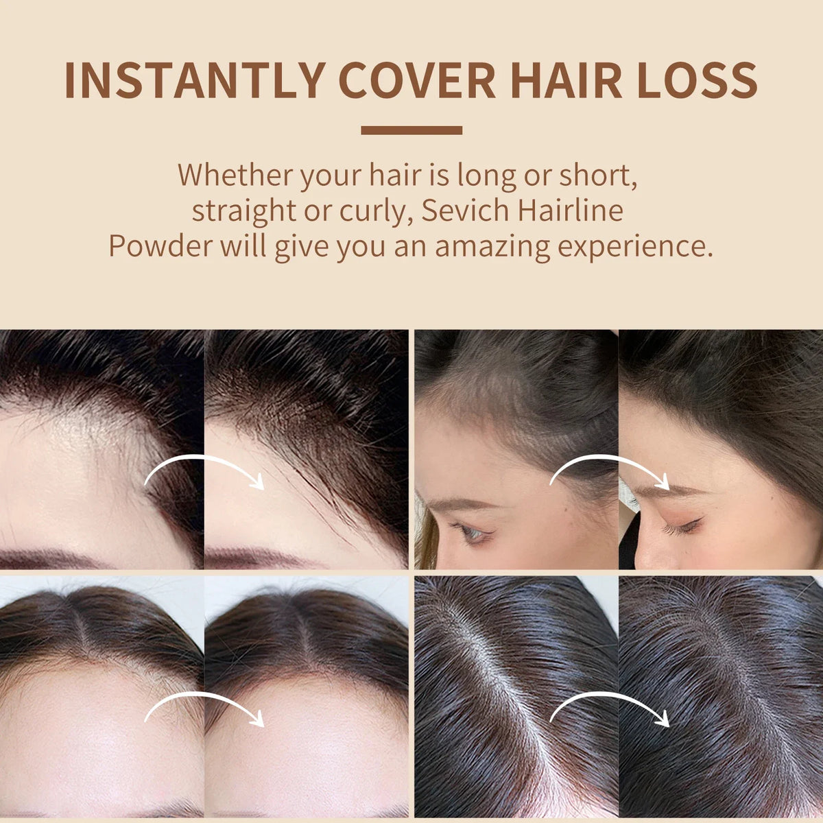 SEVICH Hairline Shadow Powder for Men & Women
