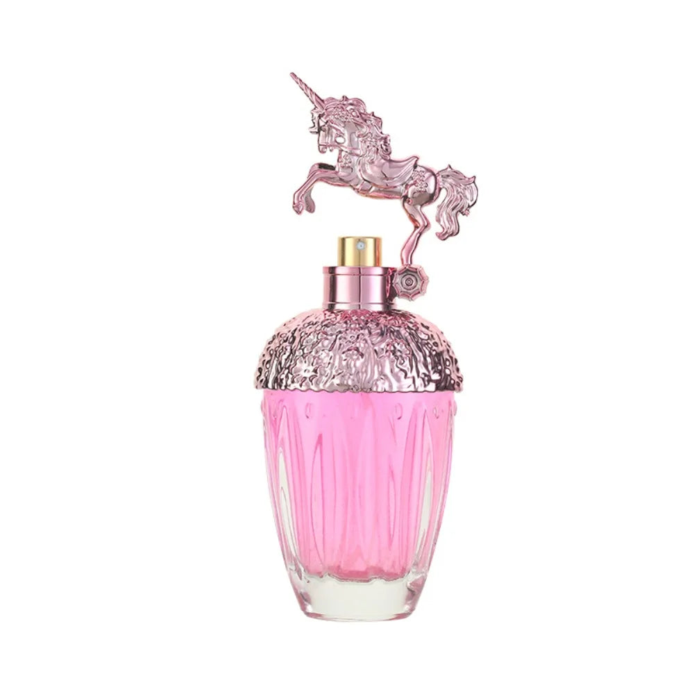 80ML Pink Wing Pegasus Perfume Fresh Elegant Floral Woody Long Lasting Fragrance Fantasy Design EDT For Women Daily Use & Gift