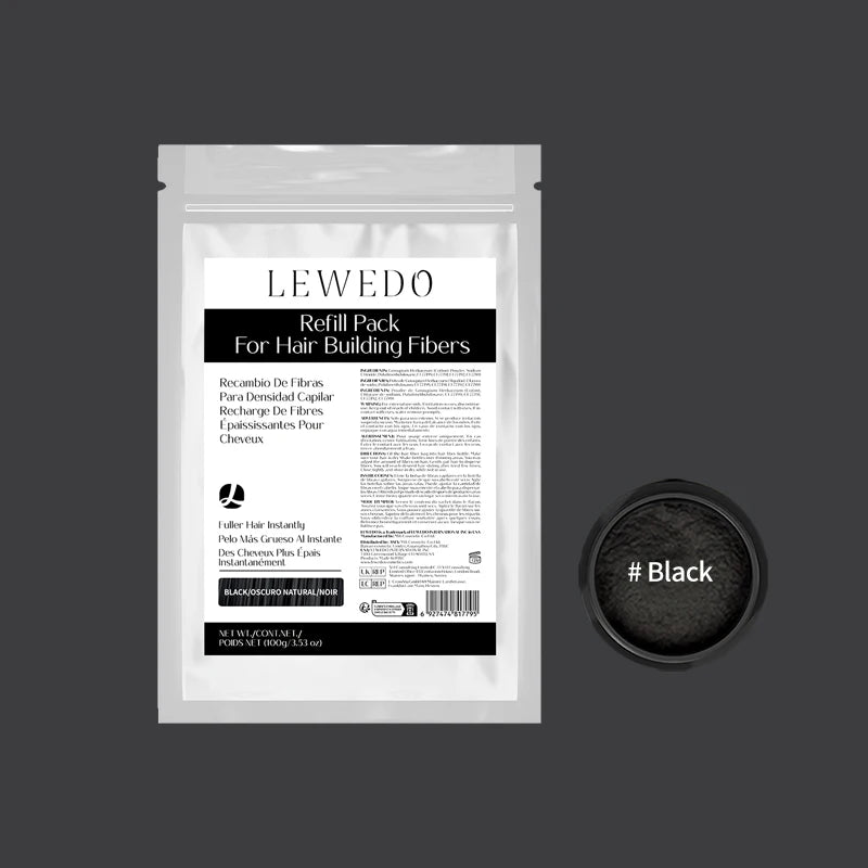 Hair Fiber 100g Natural Hair Thickening Fibers Hair Building Fiber Spray for Balding Areas Fills Part Lines Refill Bag Powder - AliExpress 66