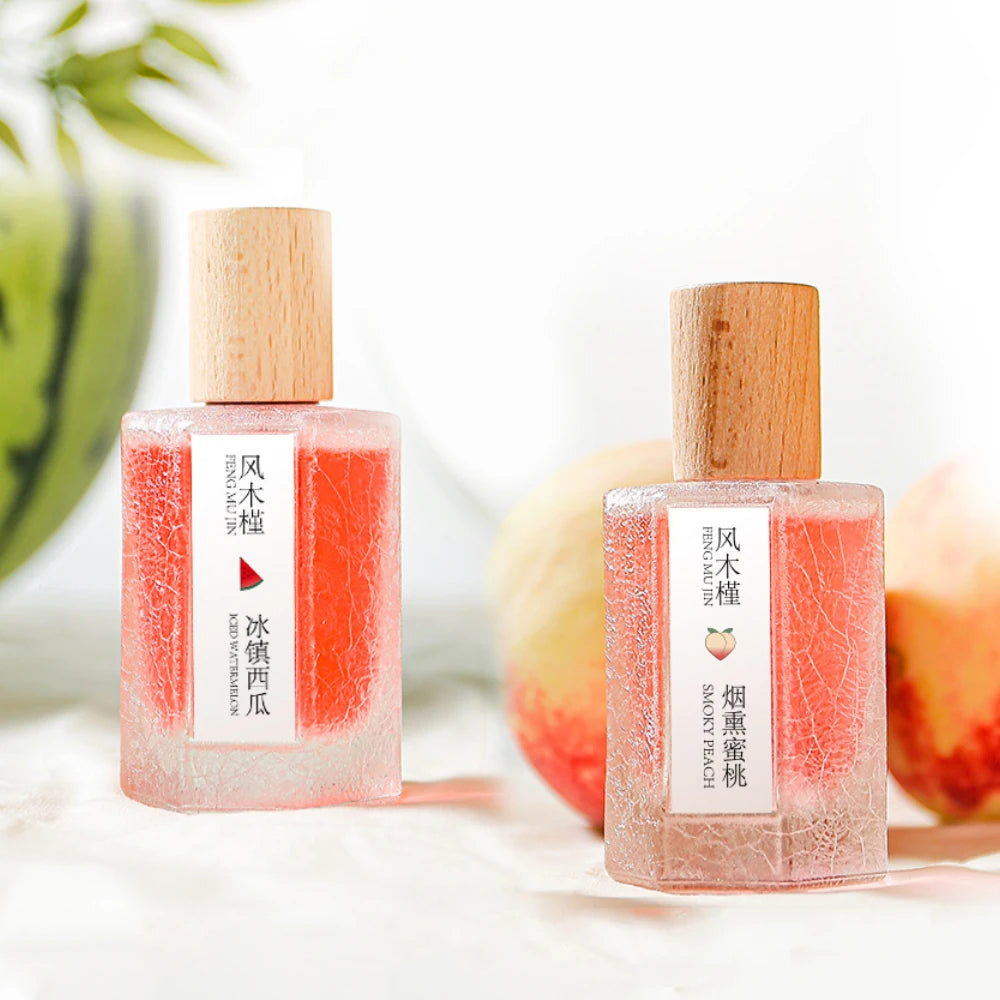 2Pcs Fruity Eau de Toilette for Women, Peach Blossom & Watermelon Fresh Perfume Spray, Sweet Floral Body Fragrance Gift Set - AliExpress 66