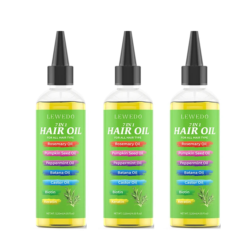 7-IN-1 Hair Oil for All Hair Types Natural Plant Oils Complex Hair Care Serum Reduces Breakage Hydration & Shine Hair Essence - AliExpress 66