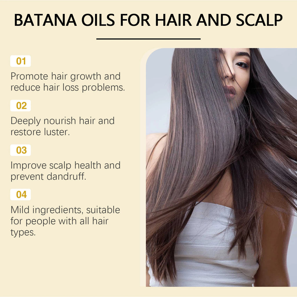 Natural Organic Batana Hair Care Essence Oil Fast Hair Growth Nourishing Smooth Strengthen Root Scalp Hair Care Essence Oil 60ml - AliExpress 66