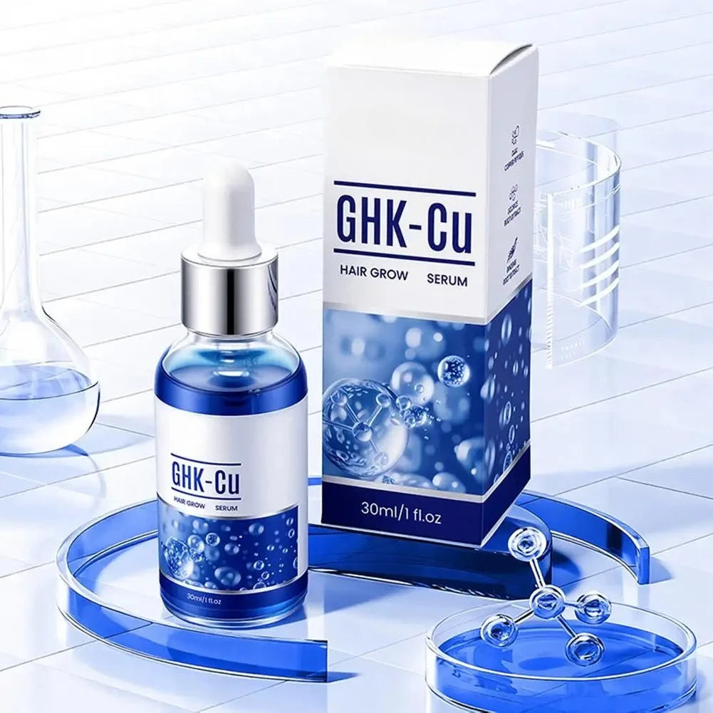 GHK-Cu Copper Peptide Hair Growth Serum ¨C Anti Hair Loss Regrowth Treatment, Root Strengthen Scalp Moisturizer Hair Oil