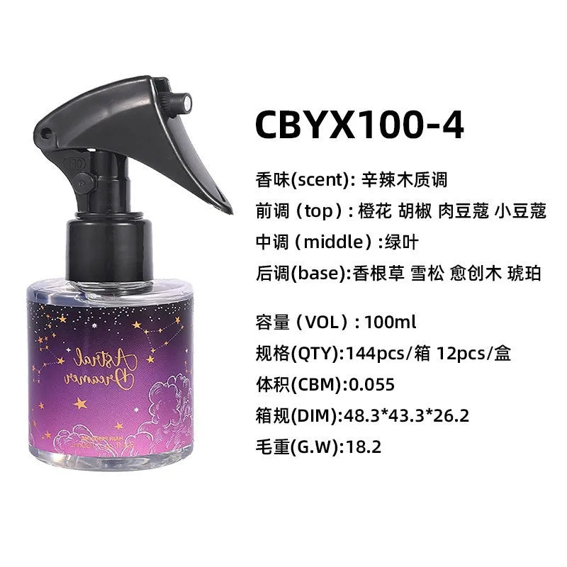 Floral Fragrance Hair Spray 100ml Alcohol Free EDT