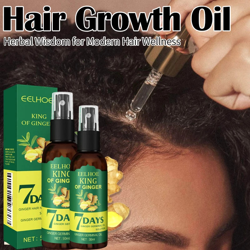 Ginger Oil Hair Booster Serum Spray Nourish Scalp Hair Follicles Refresh Control Oil Strengthen Hair Roots Nutrient Solution - AliExpress 66