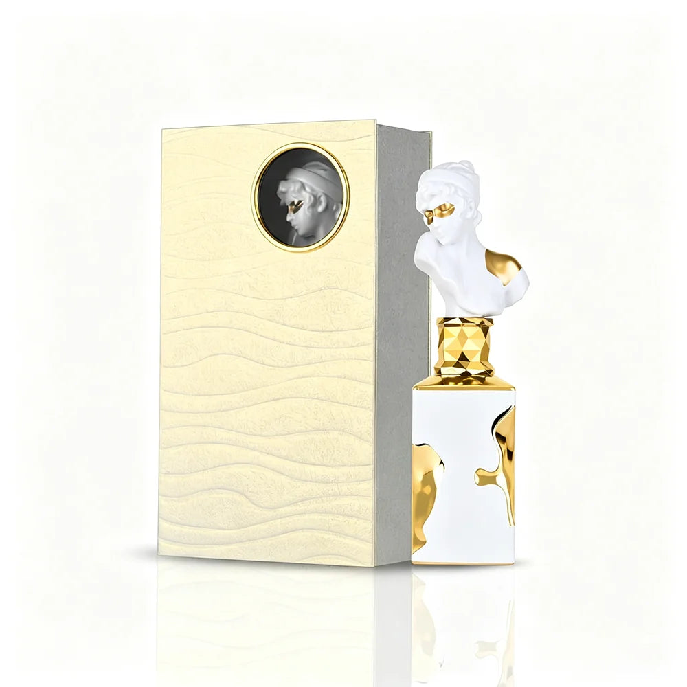 Women Luxury Sculpture Goddess Bust Perfume Eau De Parfum 100ml, White Gold Art Decor Bottle, Long?Lasting Middle Eastern Scent For Daily Wear & Gifting - AliExpress 66