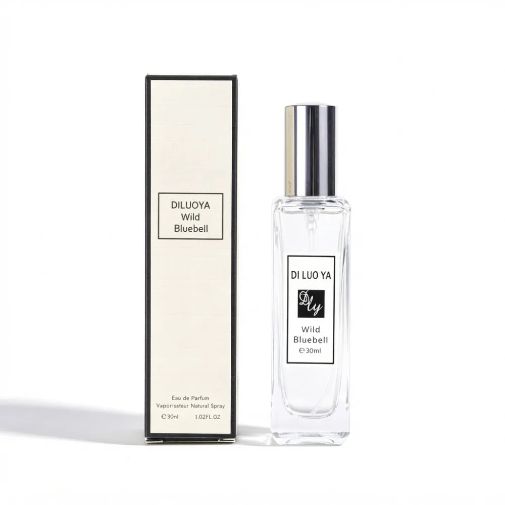 30ml Wild Bluebell Women Perfume Long Lasting Crisp Fresh Light Floral Scent Portable Pocket Daily Travel Dating Fragrance
